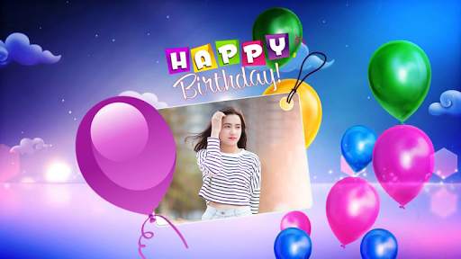 Birthday Frames : Photo On Birthday Cake With Name screenshot 1