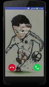 Ronaldo Fake Call screenshot 1