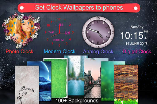 Photo Clock Live Wallpaper screenshot 9