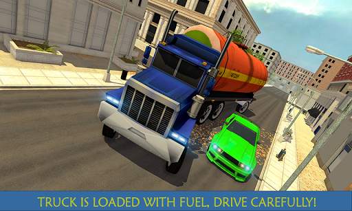 Oil Tanker Truck Transporter Driver: Cargo Sim 3D screenshot 2