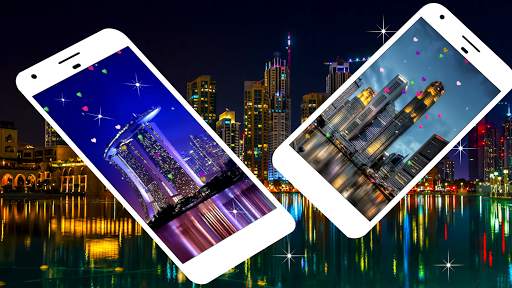 Singapore Night Live Wallpaper screenshot 5