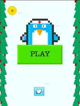 Penguin skiing game screenshot 3