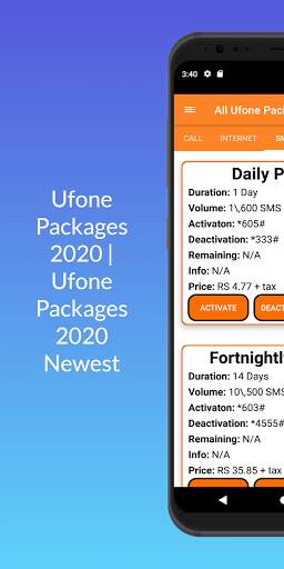 Ufone Packages 2021 | Ufone Packages 2021 Newest screenshot 7