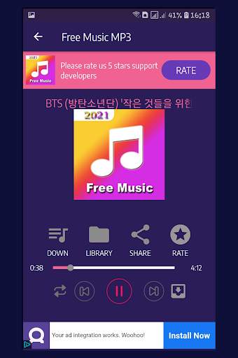 Free Music MP3 Player - Download Music downloader screenshot 1