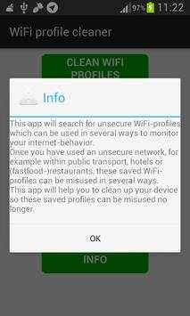 WiFi profile cleaner screenshot 2