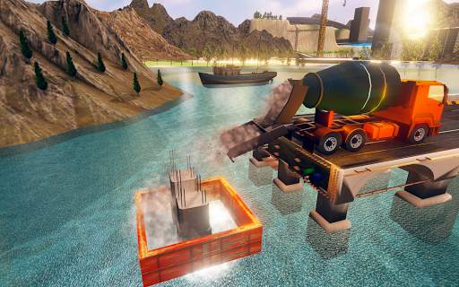 Bridge Building Simulator: Road Construction Games screenshot 3