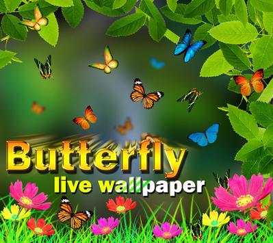 Butterfly Live wallpaper 9 تصوير الشاشة