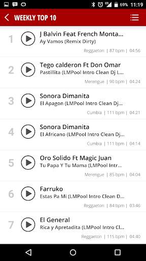 Latino Music Pool screenshot 6