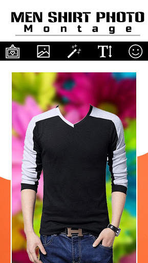Man Shirt Photo Suit скриншот 6