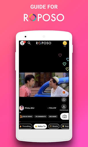 Roposo - Status Chat Video • Guide for Roposo 2020 screenshot 3