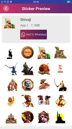 Shivaji Stickers For Whatsapp screenshot 2