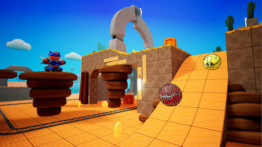 Marble Clash: 3D Бои Роботов скриншот 2