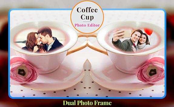 Coffee Cup Photo Editor - Dual Photo Frame screenshot 2