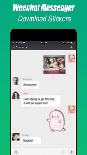 New Weechat Messenger Free Download Stickers screenshot 4