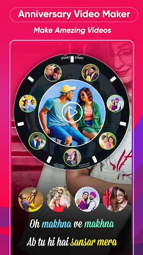 Anniversary Video Maker with Song & Music screenshot 3