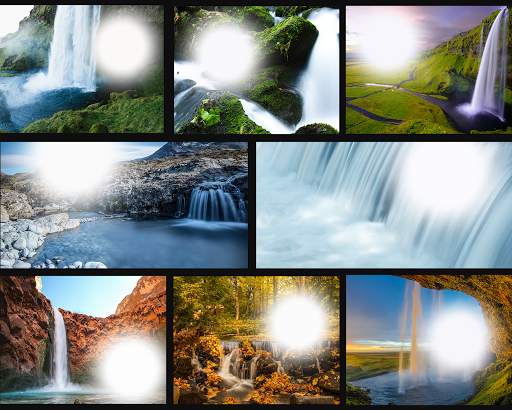Waterfall Photo Frame 5 تصوير الشاشة