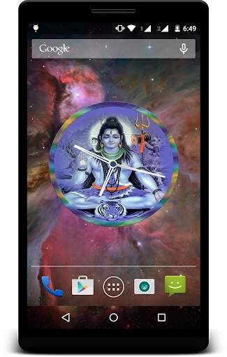 Shiva Clock Live Wallpaper screenshot 5