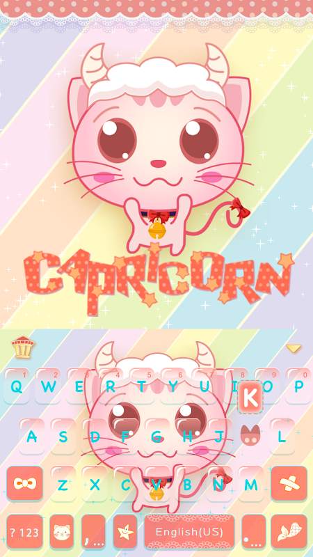 Capricorn Theme for iKeyboard स्क्रीनशॉट 1