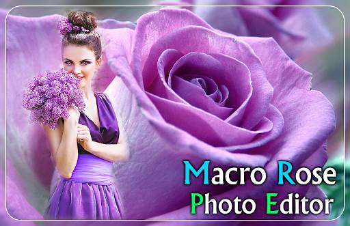 Macro Rose Overlay Effect - Rose Photo Frames HD screenshot 1
