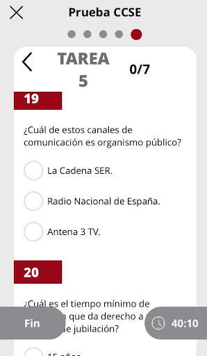 CCSE Nacionalidad Española Instituto Cervantes скриншот 6