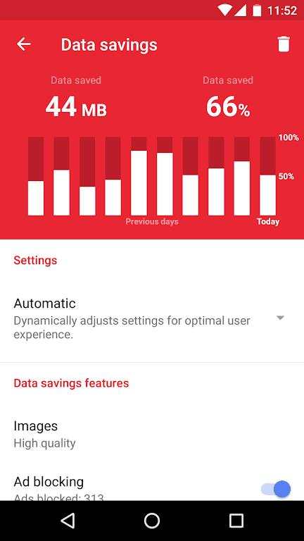 Opera Mini mobile web browser screenshot 4