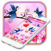 Cute Love Birds theme and Live wallpaper 1.1.4