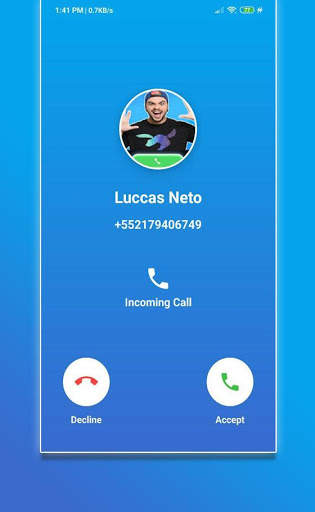 Fake 📱 Chat   video call (Simulation) screenshot 2