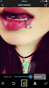 Piercing Camera Photo editor screenshot 3