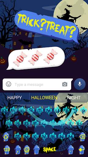Halloween keyboard theme & ghost party स्क्रीनशॉट 3