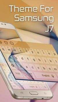 Keyboard Theme for samsung J7 screenshot 1