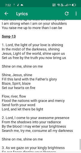 English Christian Karaoke with Lyrics 4 تصوير الشاشة