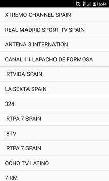 Spain TV channels स्क्रीनशॉट 2