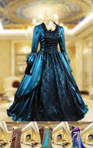 Royal Bridal Dress Photo Maker screenshot 2
