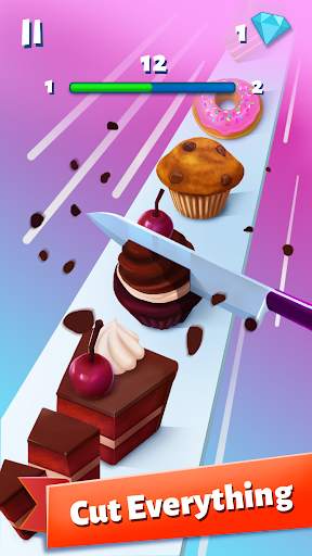 Perfect Cake Slices: Fun Food Cutting Game screenshot 6
