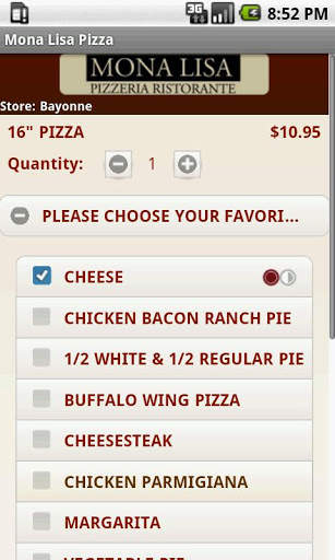Mona Lisa Pizza screenshot 3