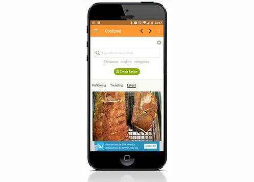 Cook pad for Android screenshot 1