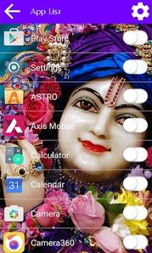 Krishna App lock Theme screenshot 1