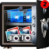Hide Safe Lock Image Photo Pictures Videos Vedio icon