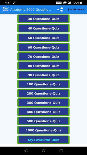 Anatomy 2000 Questions Quiz скриншот 4