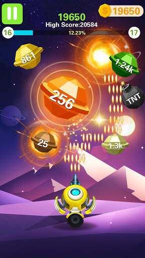 Rock Blast - Fire Ball screenshot 2