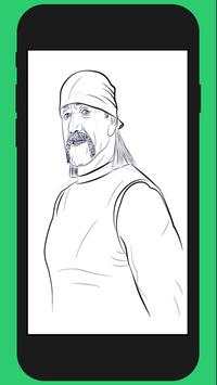 How To Draw WWE Superstars Step By Step screenshot 2