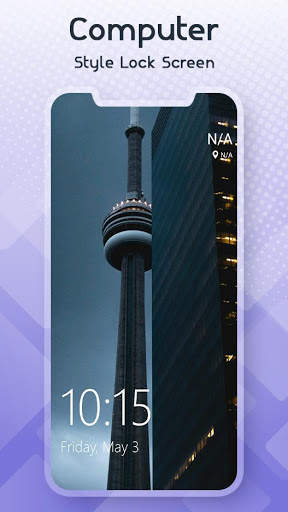 Computer Style Lock Screen 2021 screenshot 1