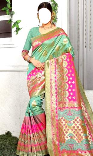 Ladies Pattu Saree Photo Suit screenshot 5