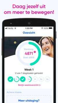 Actify Bewegen stappenteller screenshot 1