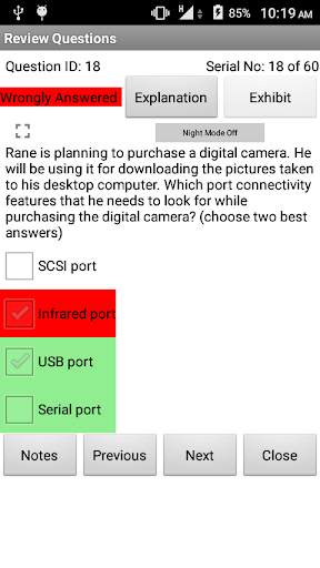 A  Core 1 Exam Simulator screenshot 8