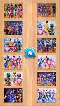 Slide Power Ranger puzzle new game screenshot 2