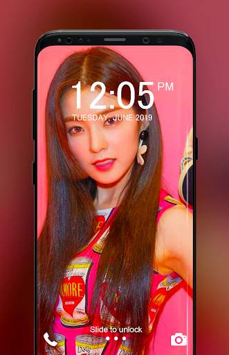 Kpop Photo Lock Screen App screenshot 1