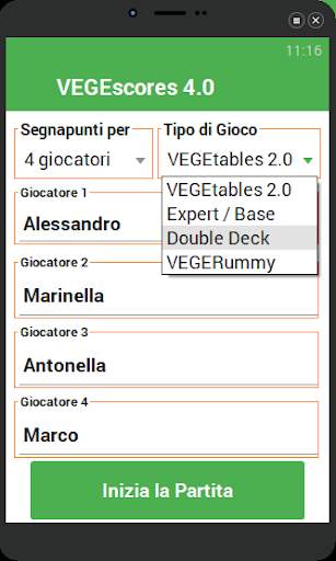 VEGEscores 4.0 screenshot 2