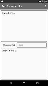 Text Convert Lite screenshot 1