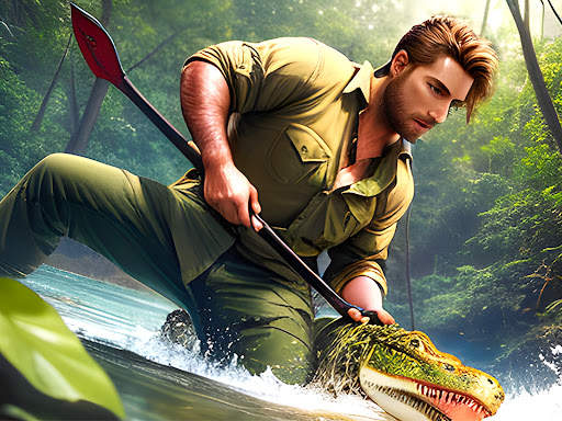 Hero Jungle Survival Games 3D screenshot 11